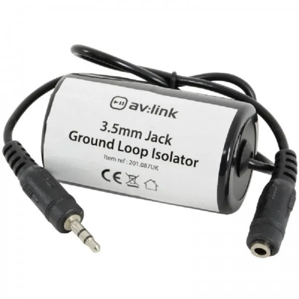 Lithe Audio 01589 3.5MM Jack Ground Loop Isolator