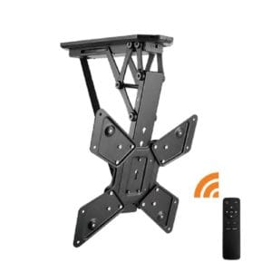 Lithe Audio 06303 Motorised Control Flip Down TV Ceiling Mount with remote