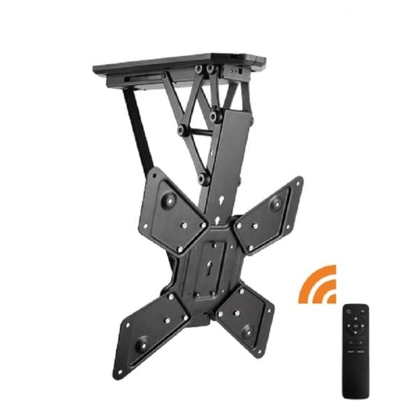 Lithe Audio 06303 Motorised Control Flip Down TV Ceiling Mount with remote