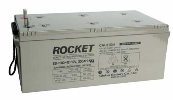 Rocket ESC 200-12 sealed lead acid battery