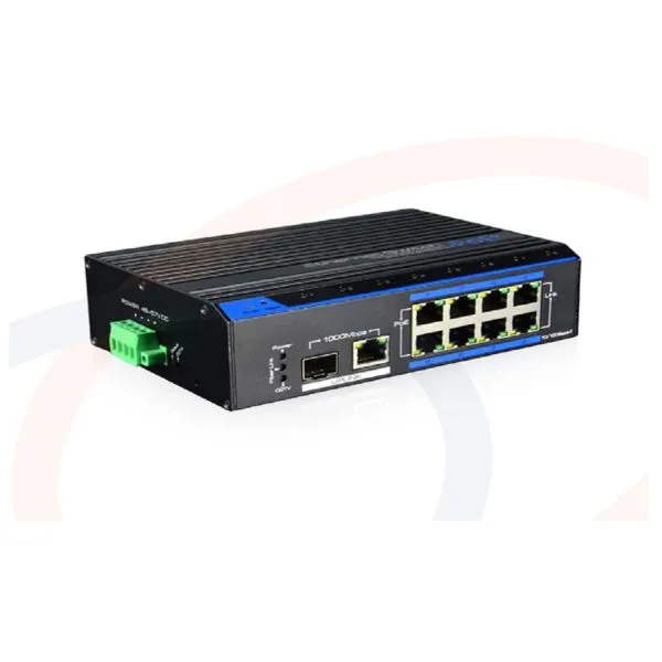 UTEPO UTP7208E-POE-A1 Industrial 8 Ports PoE Fast Ethernet Switch