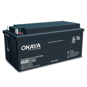 Okaya SMF OB 200-12 VRLA 12V, 200Ah Battery For UPS/Backup Application