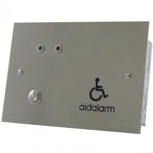 Hoyles A600F Disabled Person Toilet Alarm Stainless Steel Controller