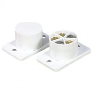 Hoyles DCS/Flush Standard door contact flush mount - white