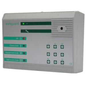 Exitguard door alarm with integral Keypad control