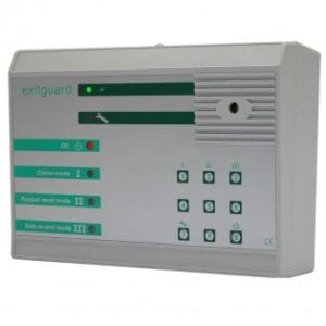 Exitguard door alarm with integral Keypad control
