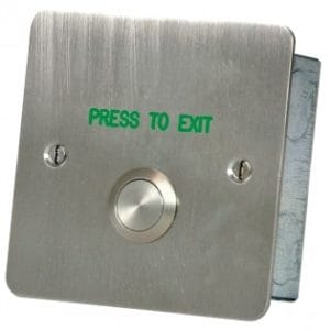 Hoyles S1706S Press to Exit button Stainless steel