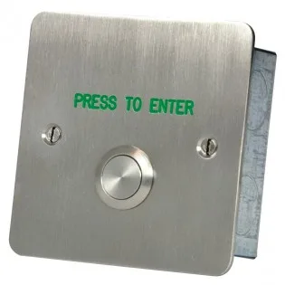 Hoyles S1707S Press to Enter button Stainless steel