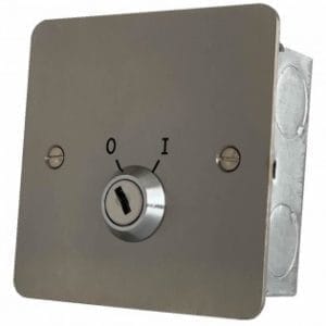Hoyles S1709SM Two position momentary action keyswitch Stainless steel