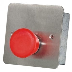 Hoyles S1712S Mushroom headed momentary action button