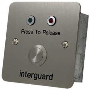 Hoyles S1718S Request to Release button with sounder, Red&Green status LEDs