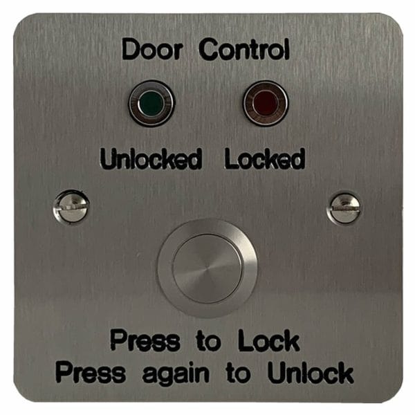 Hoyles S1720SI Press to Lock/Unlock button with LEDs