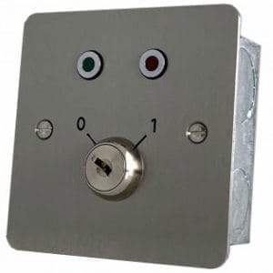 Hoyles S1729S Keyswitch with two LEDs one red one green