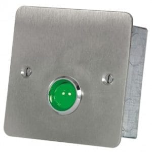 Hoyles S1778SG Green Overdoor Light and sounder Stainless steel
