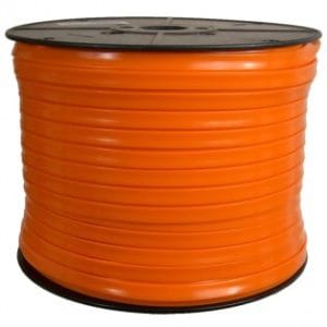 Hoyles S300AL-O 300M Orange Sanipull anti-ligature ribbon on a reel
