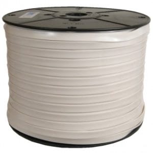 Hoyles S300AL-W 300M White Sanipull anti-ligature ribbon on a reel