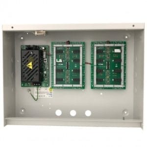 Hoyles S312N-16B-PSU 16 x S312N relay modules in an enclosure with a 5A 12vdc PSU