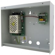 Hoyles S312T-B-PSU S312T relay module in a steel enclosure with a 2A 12vdc PSU