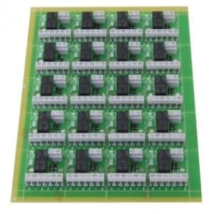 Hoyles Panel of 20 Double Pole Relay Modules