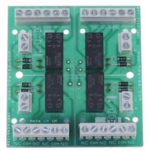 Hoyles Quad Double Pole Relay Module