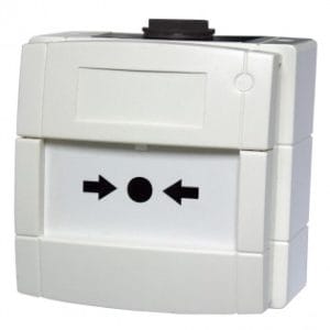 Hoyles WCP-W-11 White Glass Element DPCO call point IP67