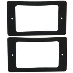 Hoyles WG2 Weather gasket for DOUBLE gang switch - 2 per pack s/a backed