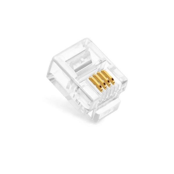 Avalon Cat3 RJ11 Unshielded Connectors (Pack of 100)