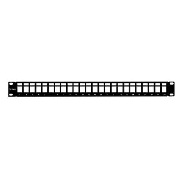 Avalon Cat6 24 Port Unshielded Patch Panel - 1U - Blank