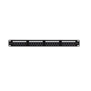 Avalon Cat6 24 Port Unshielded Patch Panel - 1U - loaded