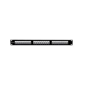 Avalon Cat6 24 Port shielded Patch Panel - 1U - Loaded