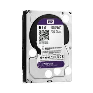 WD 6TB Purple SATA Surveillance Hard Drive WD60PURX