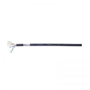 ExTell Black UTP CAT6 Cable Outdoor PE 305m Drum