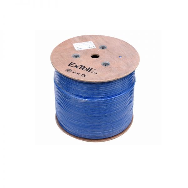 ExTell Blue SF and UTP CAT6 Cable 305m Drum