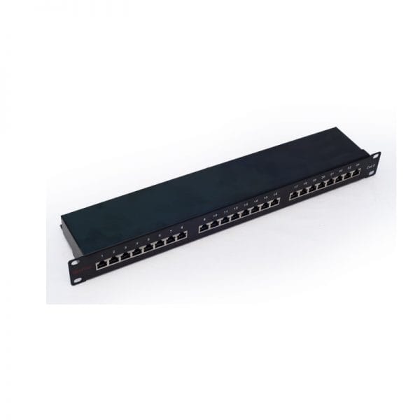 ExTell CAT6 Shielded Patch Panel 24 Port RJ45