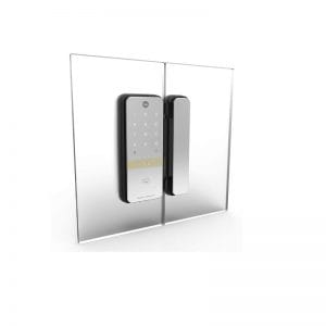Yale YDG 313 Shine Digital Glass Door Lock, RFID, PIN Code, Mirror Finish