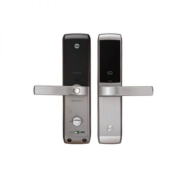 Yale YDM3168 Digital Door Lock, RFID, Keypad, Silver