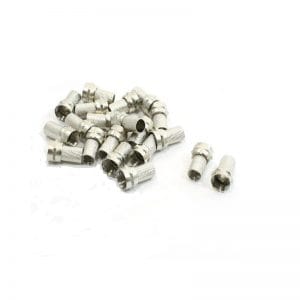 F type coax connectors for RG-6 (100nos)