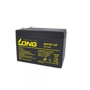Long WPS7-12, 7Ah, 12V Rechargeable Sealed Lead Acid Battery