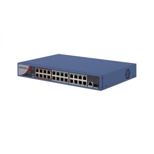 Hikvision DS-3E0326P-E M(B) 24-Port 100 Mbps Long-Range Unmanaged PoE Switch