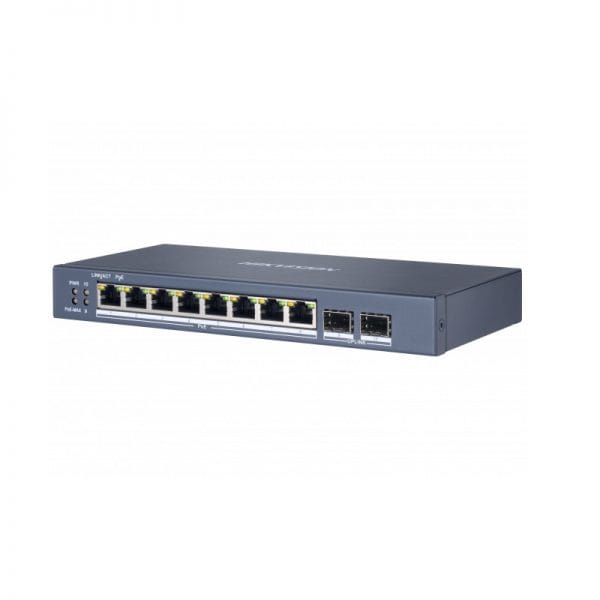 Hikvision DS-3E1510P-E 8 Port Gigabit Web PoE Switch