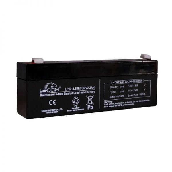 Leoch LP12-2.3 12V 2.3Ah Sealed Lead Acid Battery