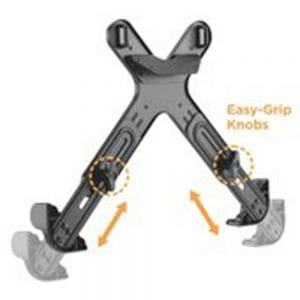 Skill Tech LP5 Monitor Arm Component Mount Holder with Strap for 11 to 17-inch, Black
