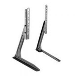 Skill Tech SH4270B Tabletop Stand for 12 to 70-inch TV, Black/Silver