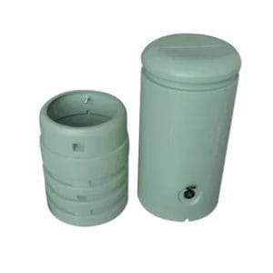 DME Prolink - 8inch Round Fiber Pedestal HDPE, 650mm x 250mm