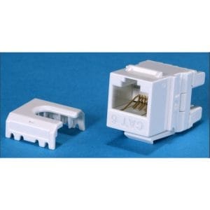 DME Prolink - CAT6 Keystone Unshielded Modular Jack F-Tool Compatible, 180 Deg