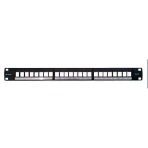 DME Prolink - CAT6 Unshielded Flush Unloaded Patch Panel 1RU, 24 Port