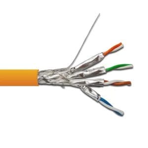 DME Prolink - Fire Resistant CAT 6A S/FTP, LSZH Sheath, 500m - Orange