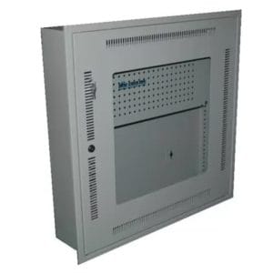 DME Prolink - Flush Mount Cabinet Front Glass Door with Mounting Plate 12U, 600mm x 150mm