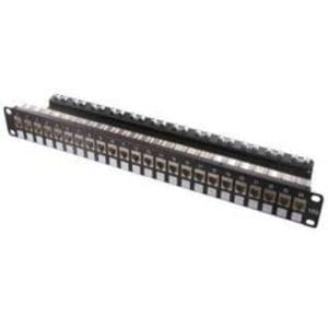 DME Prolink - CAT8 Copper Patch Panel Shield Flush 24 Port - Black