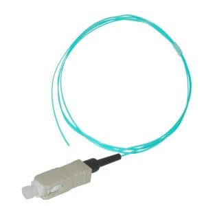 DME Prolink - Fiber Optic Pigtail SC/UPC Multimode LSZH OM3, 1m - Aqua